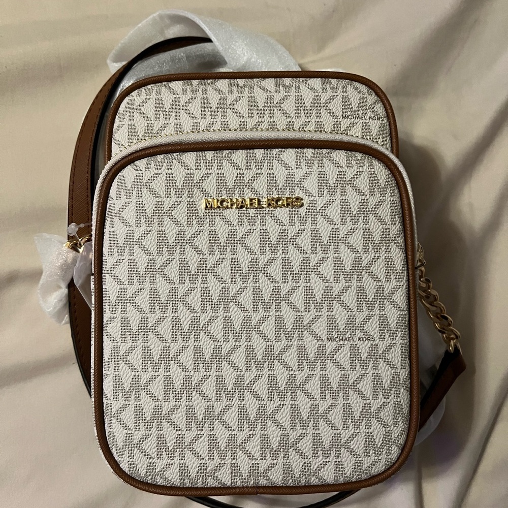 Michael Kors Monogram Crossbody Bag